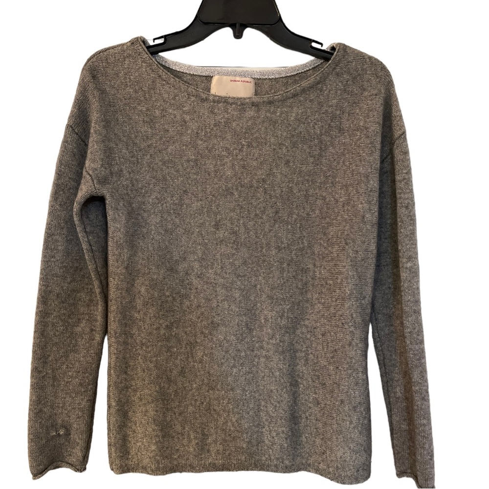 BANANA REPUBLIC Heritage Wool/Cashmere Sweater Tan Women's Size Small Classic
